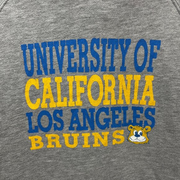 Vintage Y2K UCLA Bruins Hoodie Gray Jansport Large Pullover Sweatshirt Graphic - Picture 5 of 12